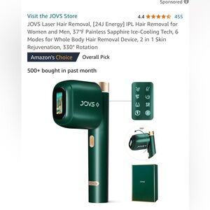 JOVS Laser Hair Removal, IPL Hair Removal for Women and Men